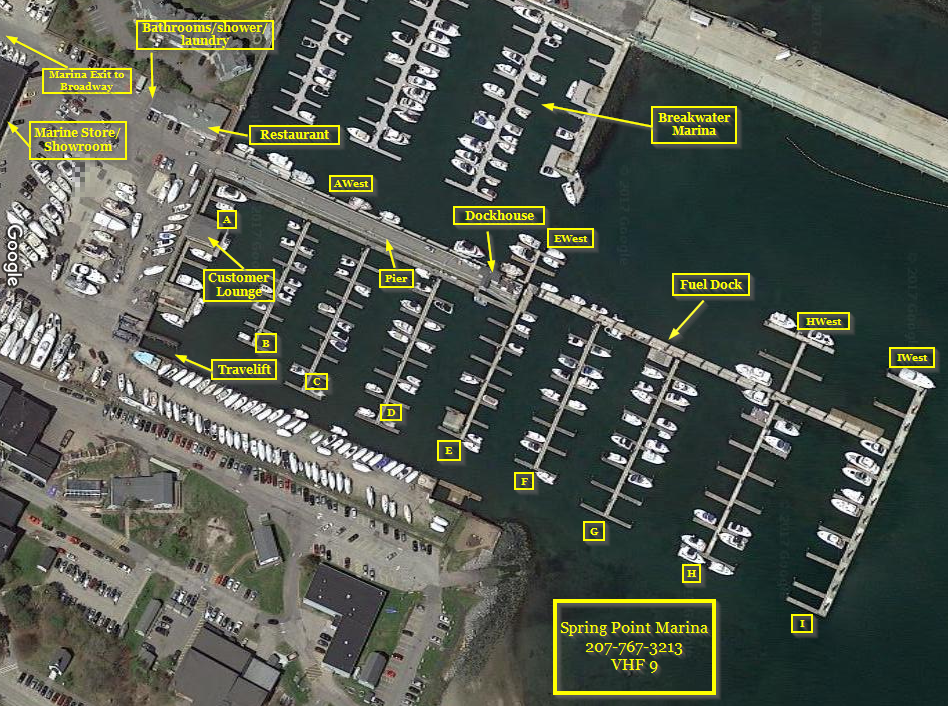 Marina Layout – Spring Point Marina