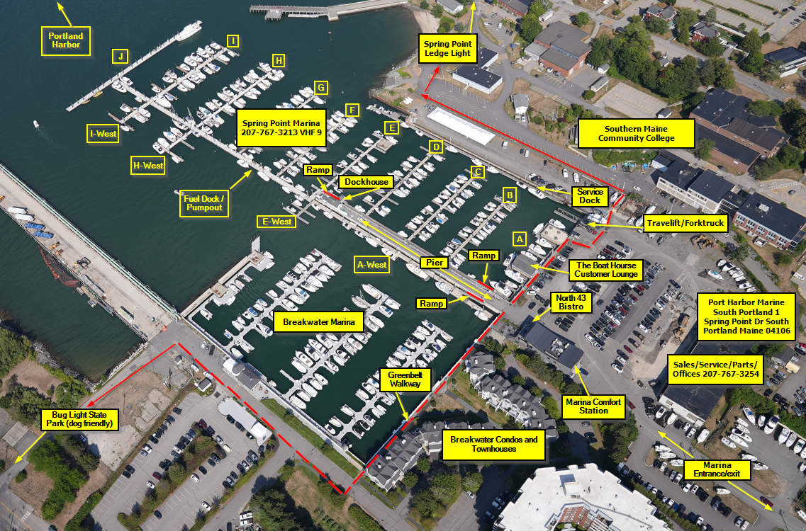 Spring Point Marina Layout